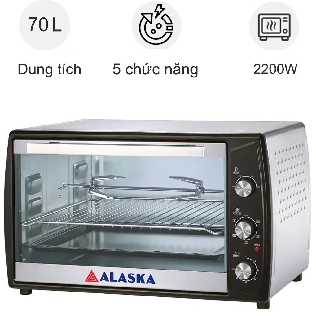 Lò Nướng Điện Alaska KW-70C 70 Lít