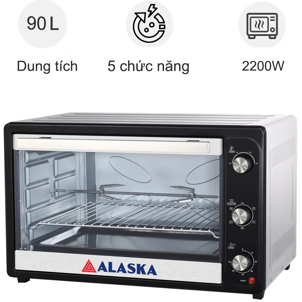 Lò Nướng Điện Alaska KW-90C 90 Lít