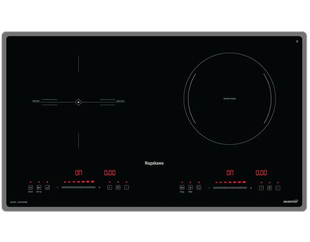 Bếp Đôi Điện Từ Hồng Ngoại NK2F02MB - Malaysia