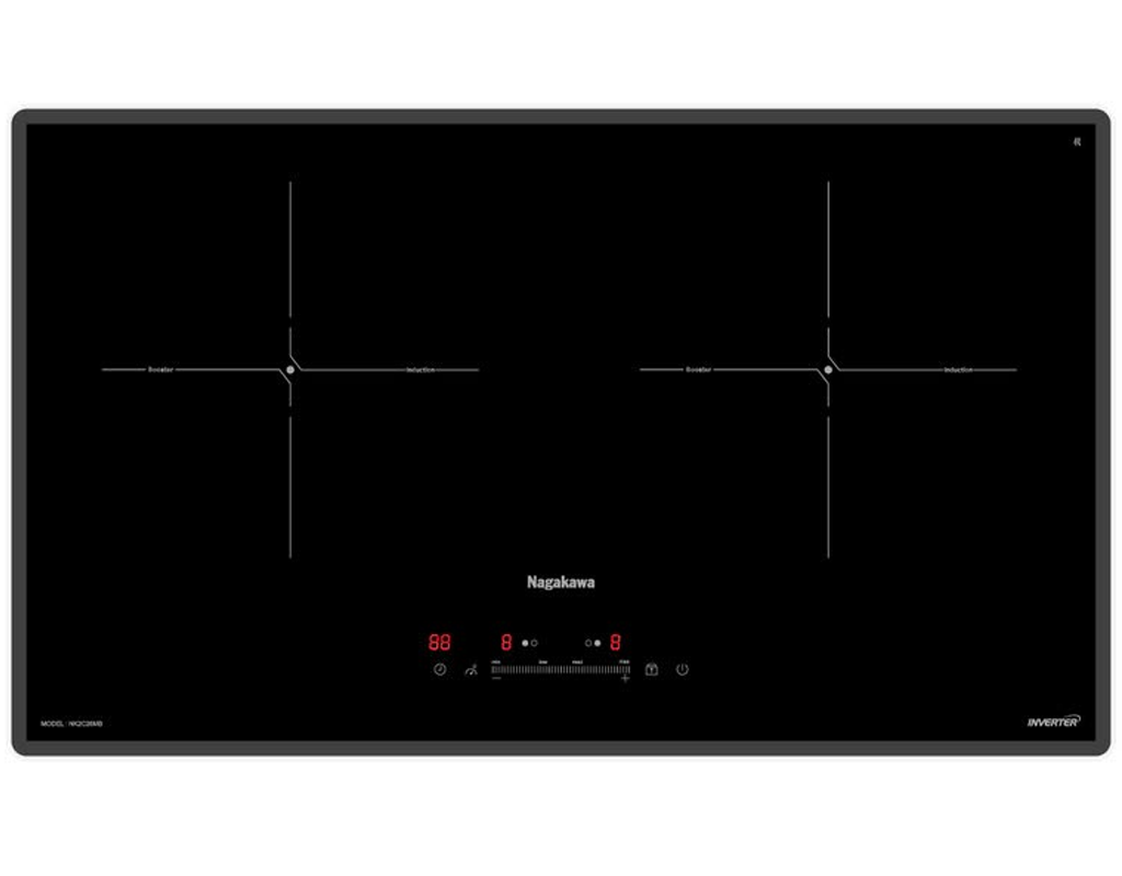 Bếp Đôi Điện Từ Nagakawa NK2C26MB - Malaysia 0