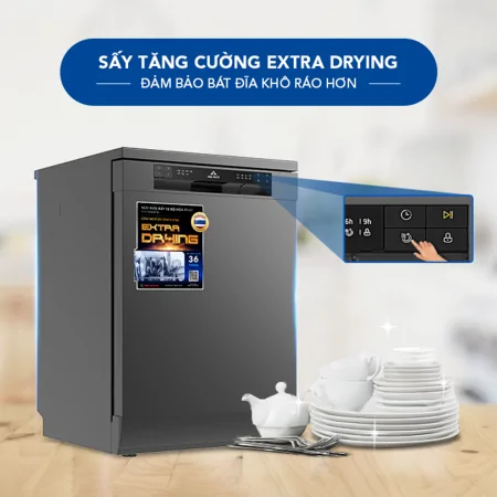 Máy Rửa Bát 12 Bộ Hòa Phát HD F1206EBB.TM - Xuất Xứ Thái Lan 12