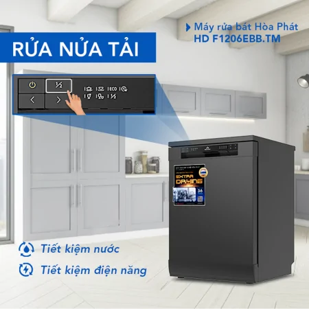 Máy Rửa Bát 12 Bộ Hòa Phát HD F1206EBB.TM - Xuất Xứ Thái Lan 13