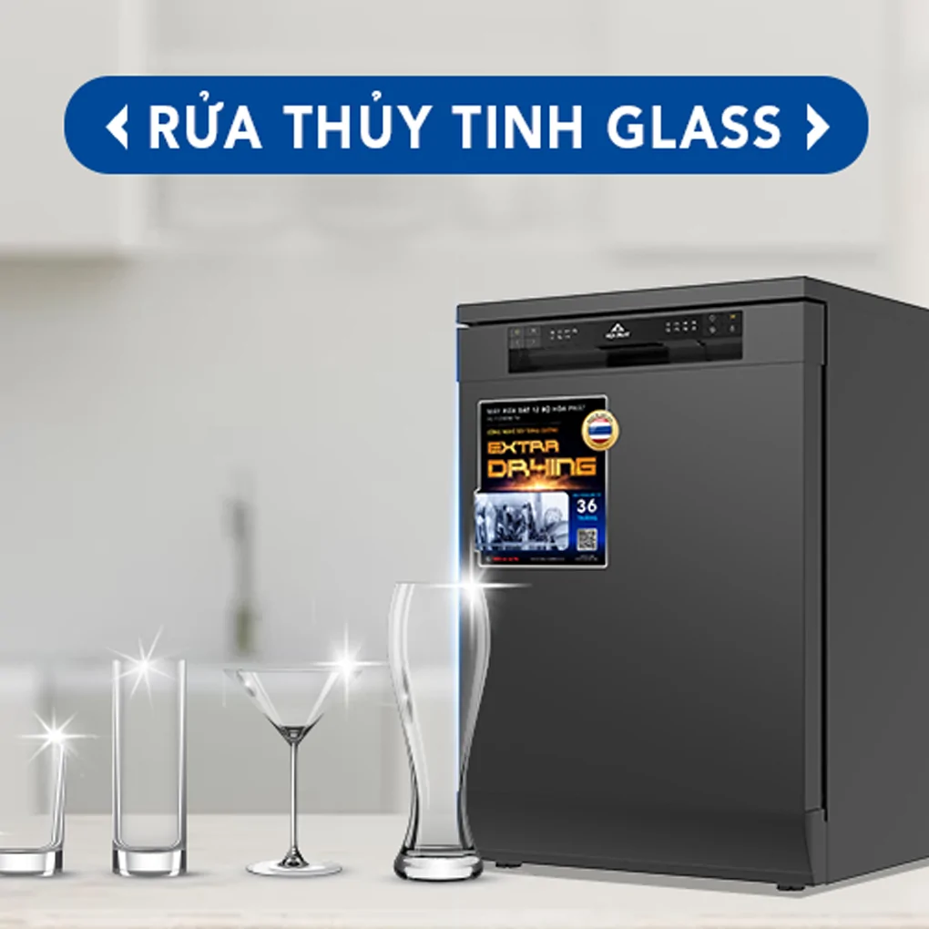 Máy Rửa Bát 12 Bộ Hòa Phát HD F1206EBB.TM - Xuất Xứ Thái Lan 14