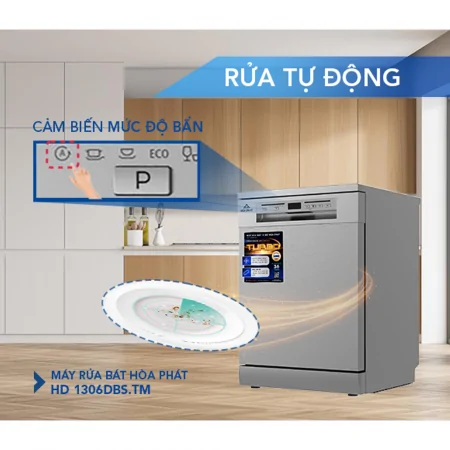 Máy Rửa Bát 13 Bộ Hòa Phát HD F1306DBS.TM - Xuất Xứ Thái Lan 14