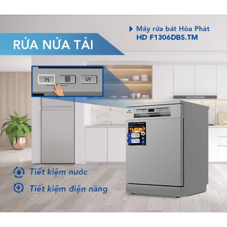 Máy Rửa Bát 13 Bộ Hòa Phát HD F1306DBS.TM - Xuất Xứ Thái Lan 15