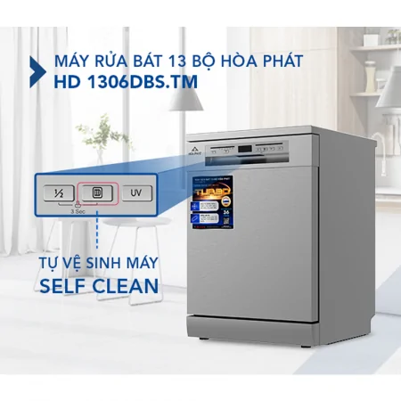 Máy Rửa Bát 13 Bộ Hòa Phát HD F1306DBS.TM - Xuất Xứ Thái Lan 16