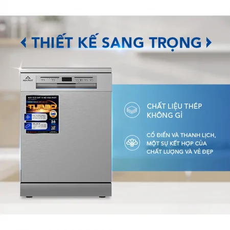 Máy Rửa Bát 13 Bộ Hòa Phát HD F1306DBS.TM - Xuất Xứ Thái Lan 19