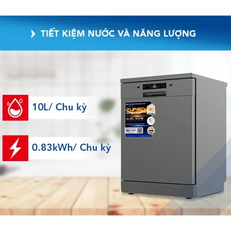 Máy Rửa Bát Hòa Phát 14 Bộ HD F1407DBB.TM - Xuất Xứ Thái Lan 8