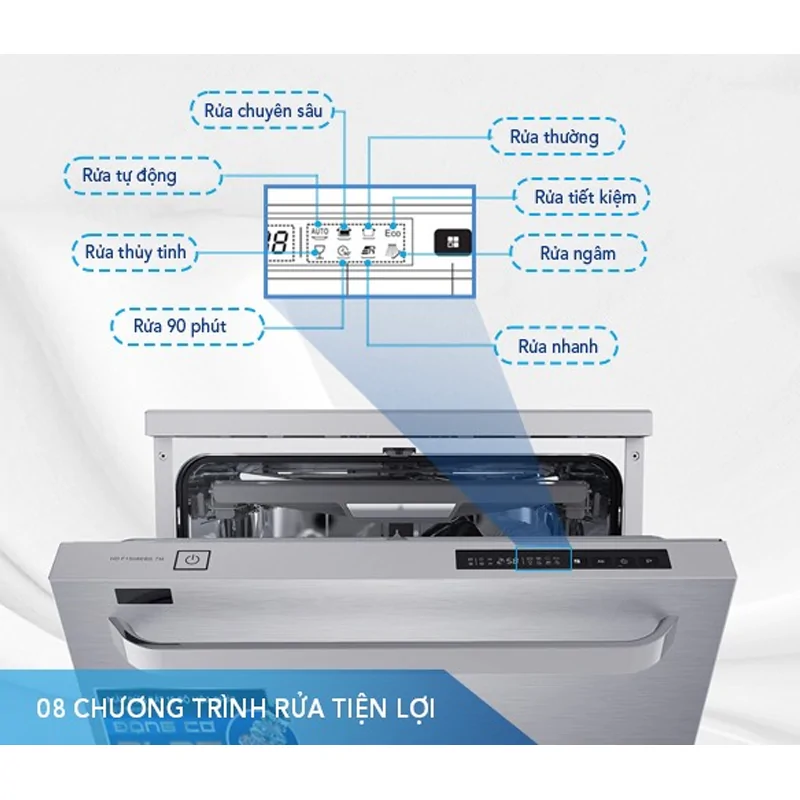 Máy Rửa Bát Hòa Phát 15 Bộ HD F1508EBS.TM 10
