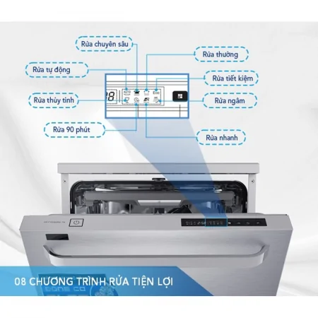 Máy Rửa Bát Hòa Phát 15 Bộ HD F1508EBS.TM 10