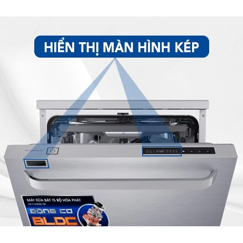 Máy Rửa Bát Hòa Phát 15 Bộ HD F1508EBS.TM 11