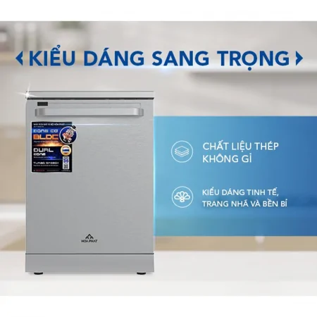 Máy Rửa Bát Hòa Phát 15 Bộ HD F1508EBS.TM 17