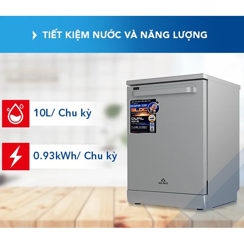 Máy Rửa Bát Hòa Phát 15 Bộ HD F1508EBS.TM 8