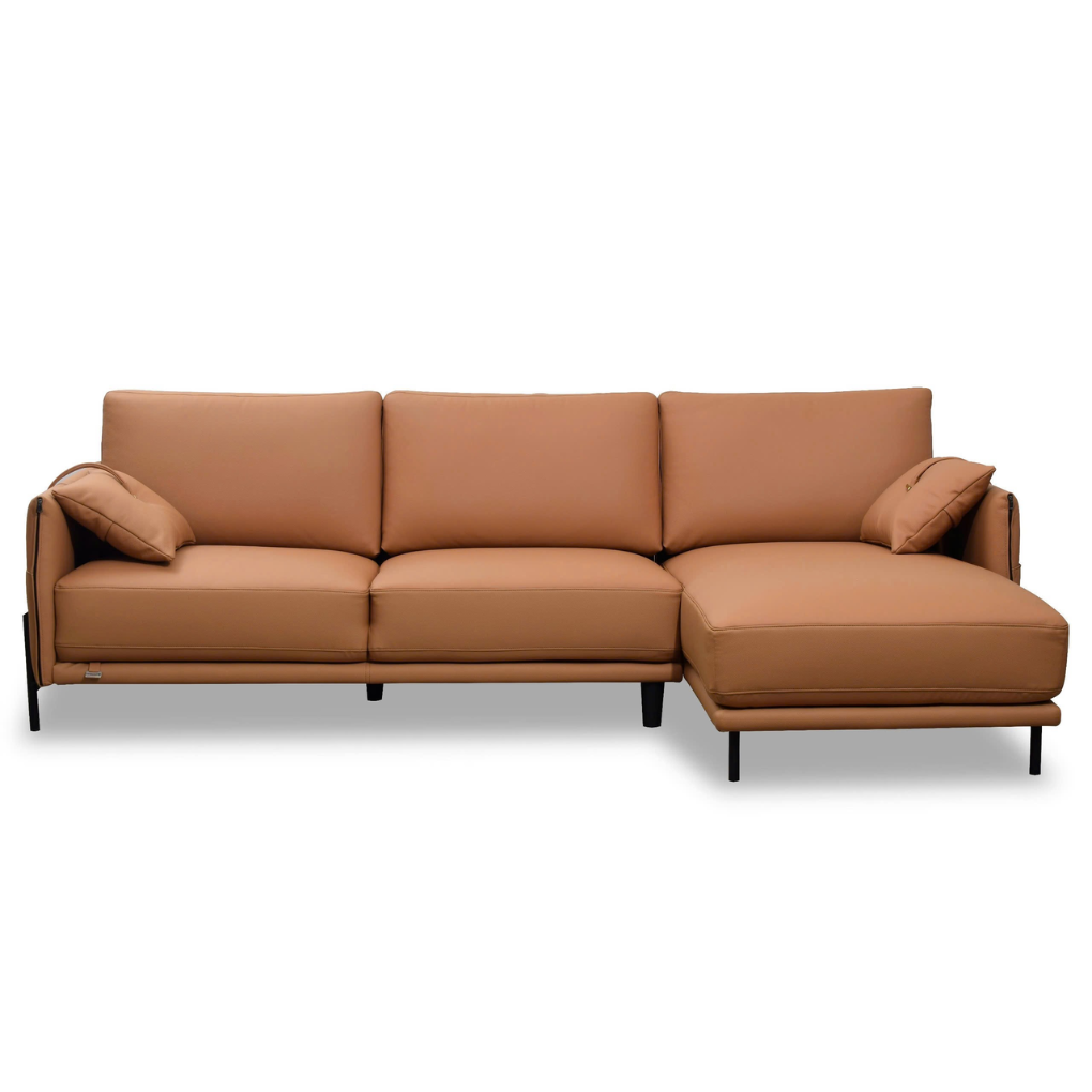 Sofa L (góc trái) Marco EM1003 319cm Nâu cam 0