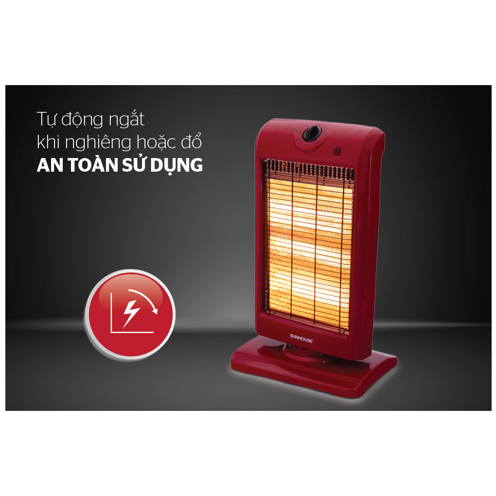 Sưởi Điện 3 Bóng Halogen Sunhouse SHD7016 6