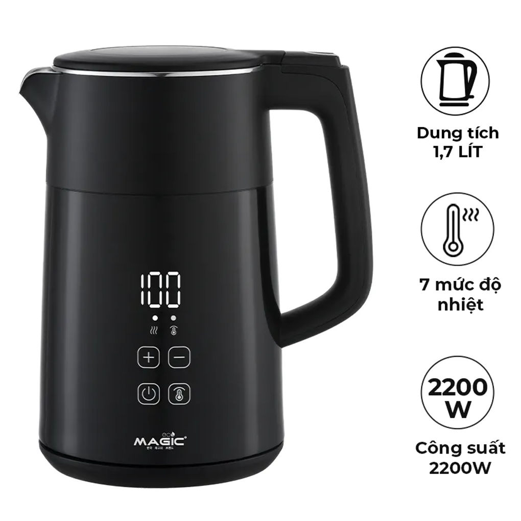 Bình Đun Siêu Tốc Magic Eco 1.7 Lít AC-42 1