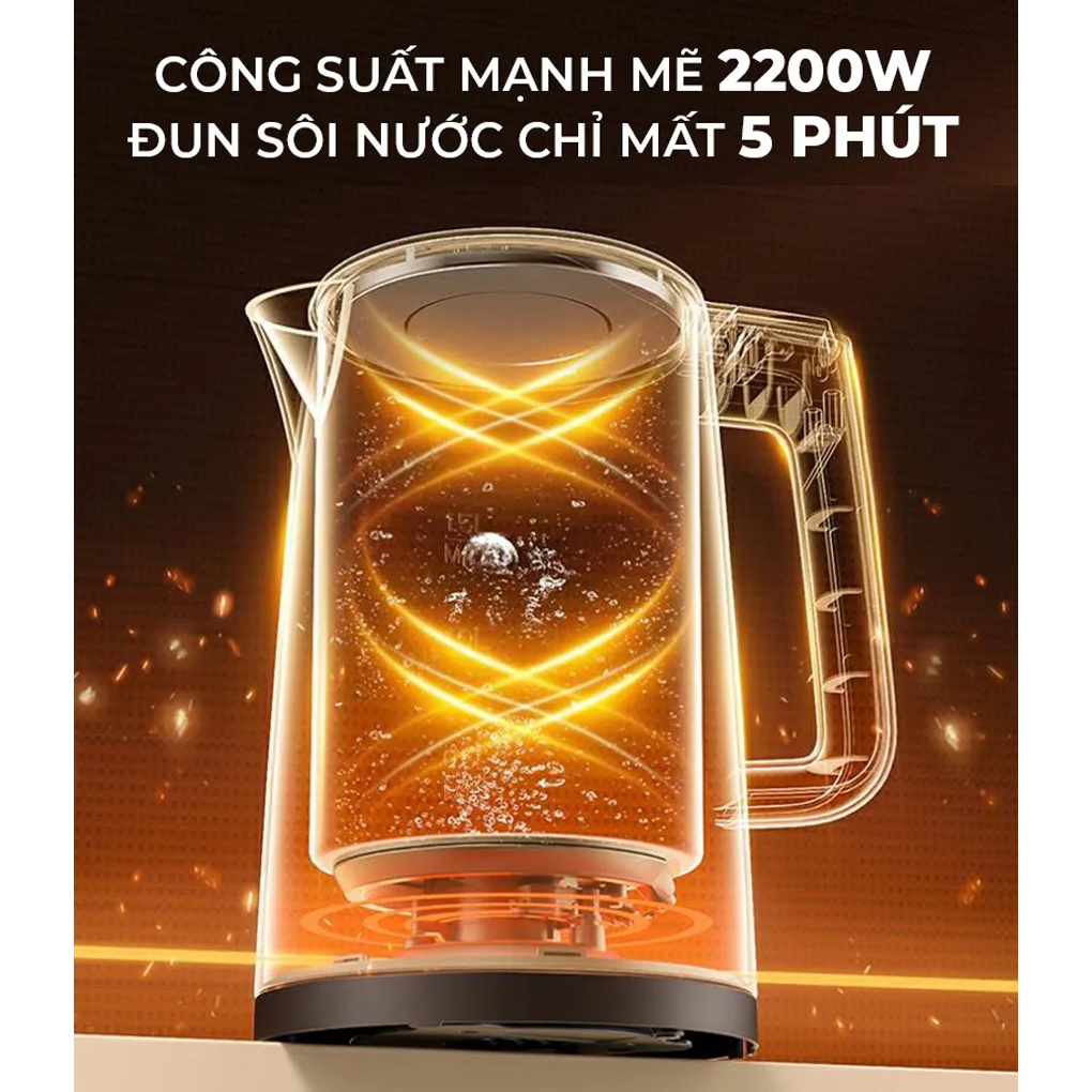 Bình Đun Siêu Tốc Magic Eco 1.7 Lít AC-42 7