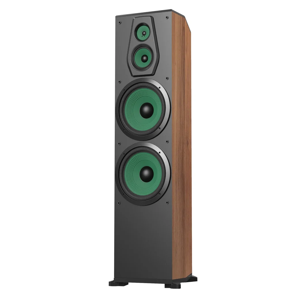 Loa Đứng Paramax Karaoke Và Nghe Nhạc Bass Đôi 10-inch F-2500 (Walnut) 1