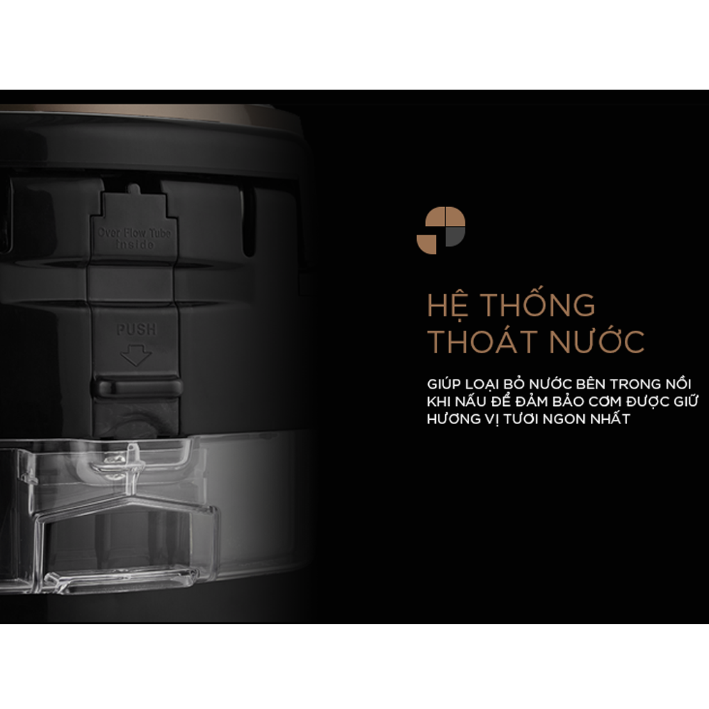 Nồi Cơm Điện Tử Áp Suất Cuckoo CRP-PWV1008F/BKDSCRVNCV 1.8 Lít 5