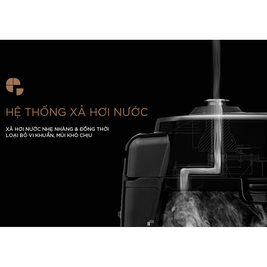 Nồi Cơm Điện Tử Áp Suất Cuckoo CRP-PWV1008F/BKDSCRVNCV 1.8 Lít 6