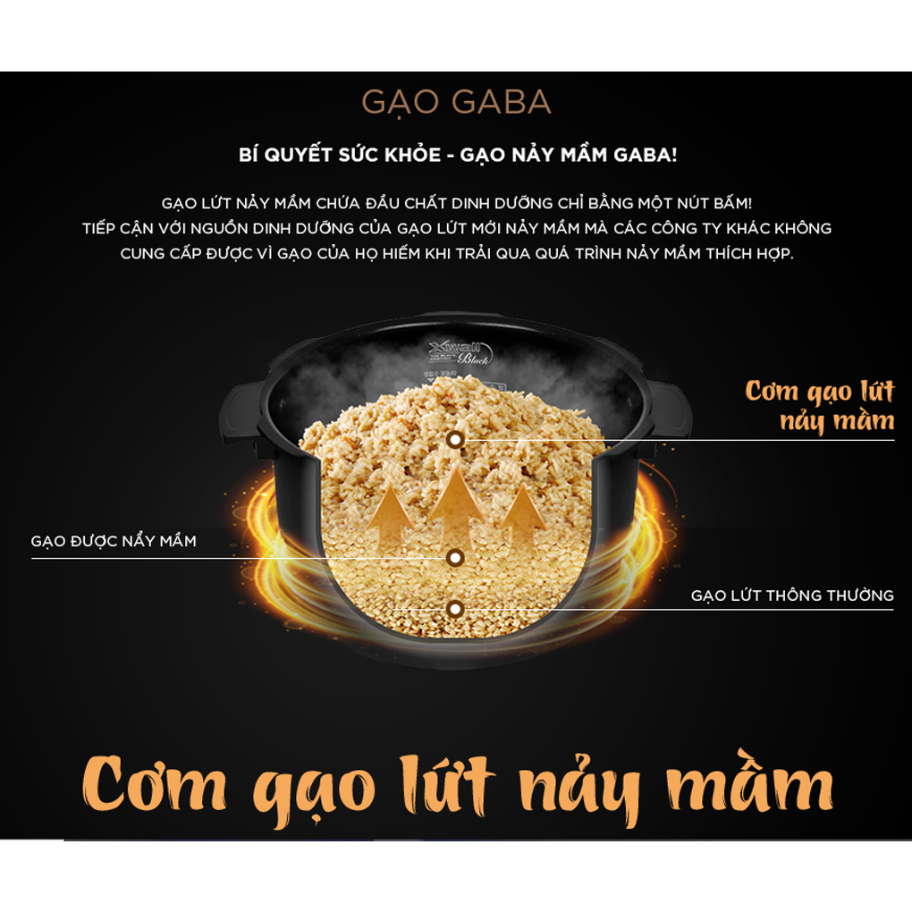 Nồi Cơm Điện Tử Áp Suất Cuckoo CRP-PWV1008F/BKDSCRVNCV 1.8 Lít 8