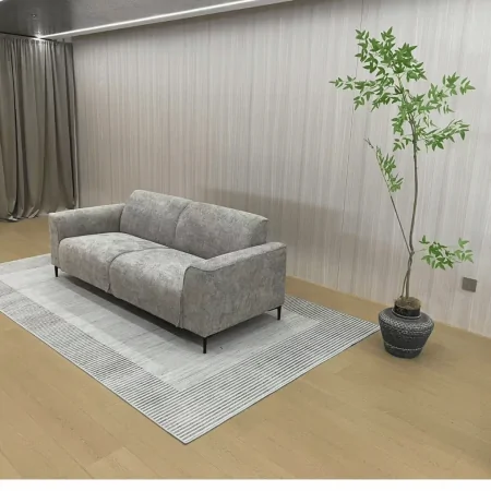 Sofa 3 chỗ Yuki 1388 198cm xám 0