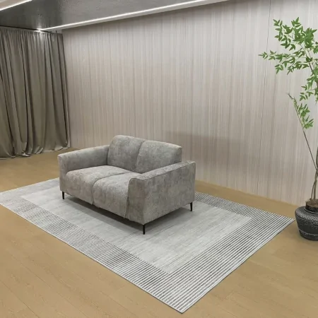 Sofa 2 chỗ Yuki 1388 148cm xám 1