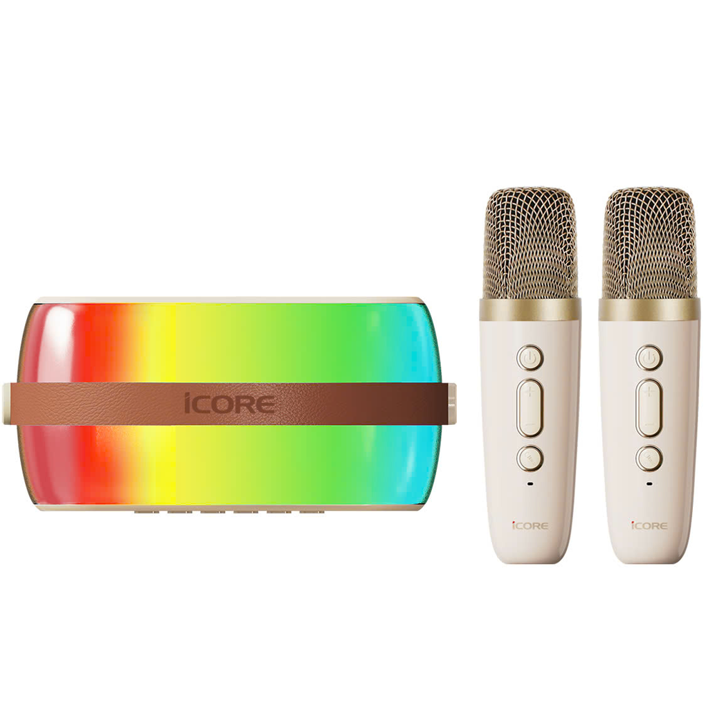 Bộ Loa Karaoke Mini Bluetooth iCore ISM69 Kèm 02 Micro 1