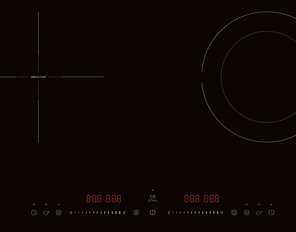 Bếp Đôi Điện Từ Hồng Ngoại Comfee CMH-40DHP 5