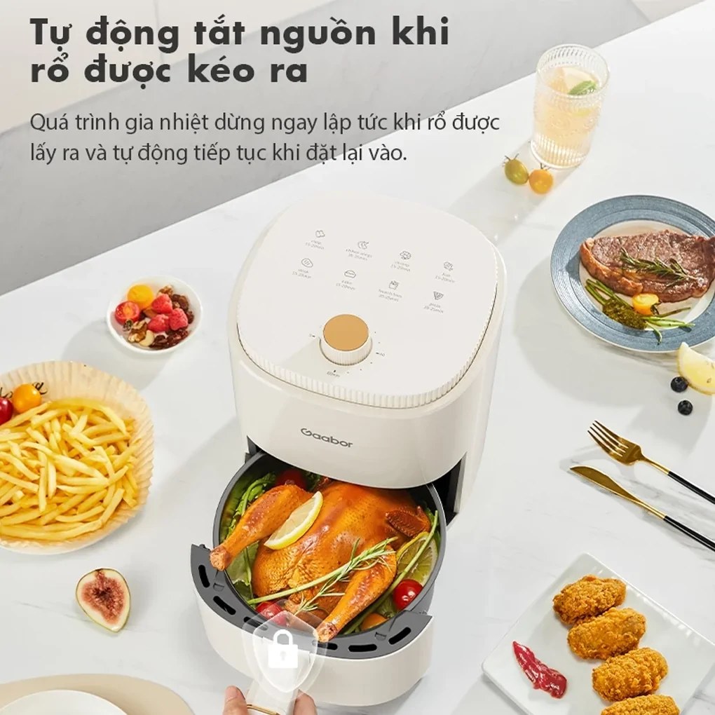 Nồi Chiên Không Dầu Gaabor AF-35M01A 11