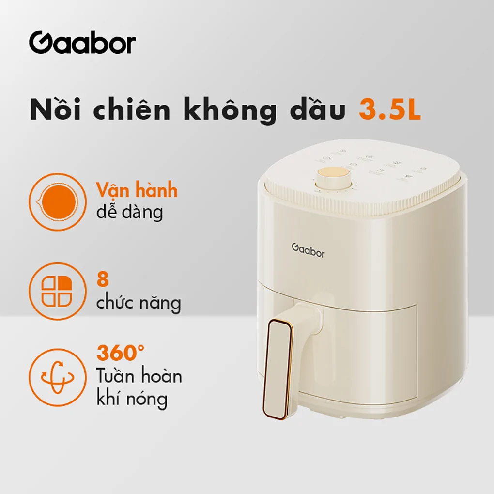 Nồi Chiên Không Dầu Gaabor AF-35M01A 5