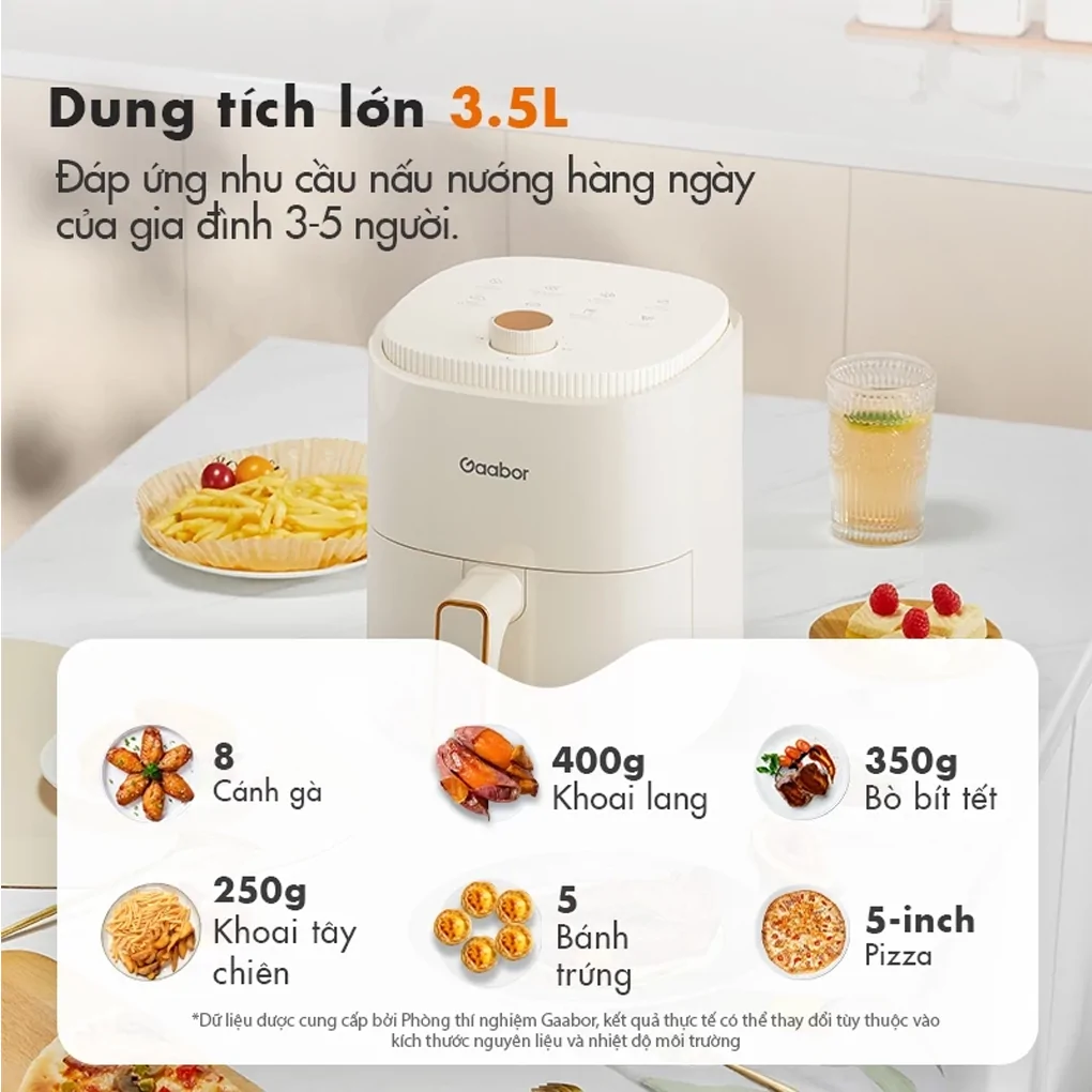 Nồi Chiên Không Dầu Gaabor AF-35M01A 7