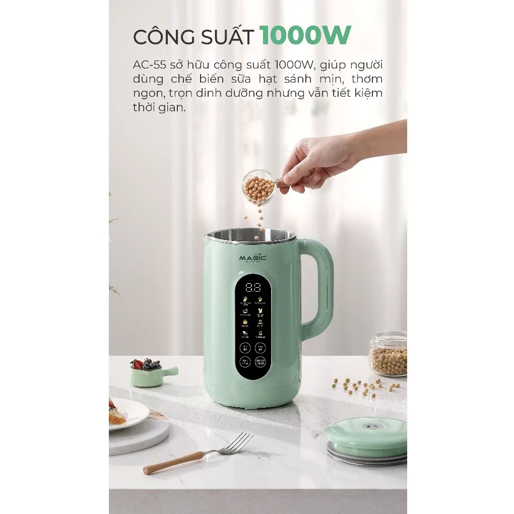 Máy Xay Sữa Hạt Magic Eco AC-55 3