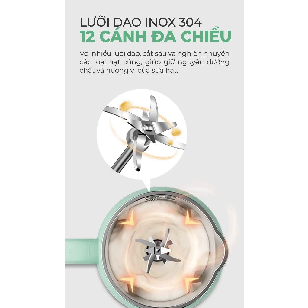 Máy Xay Sữa Hạt Magic Eco AC-55 4