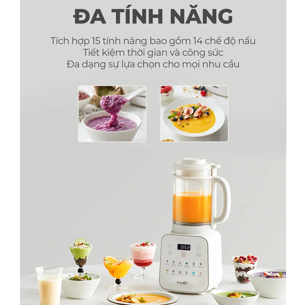 Máy Xay Sữa Hạt Magic Eco AC-143 8