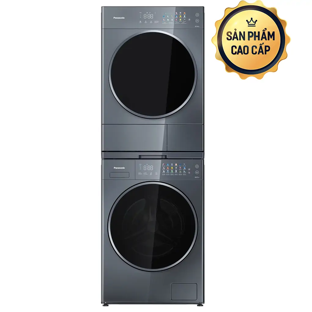 Bộ Sản Phẩm Panasonic Máy Giặt 13 Kg - Máy Sấy 10.5 Kg
