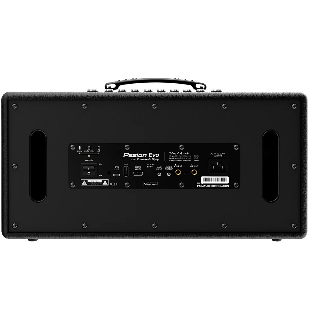 Loa Karaoke Di Động Xách Tay Paramax PASION Evo (Black Leather) 3