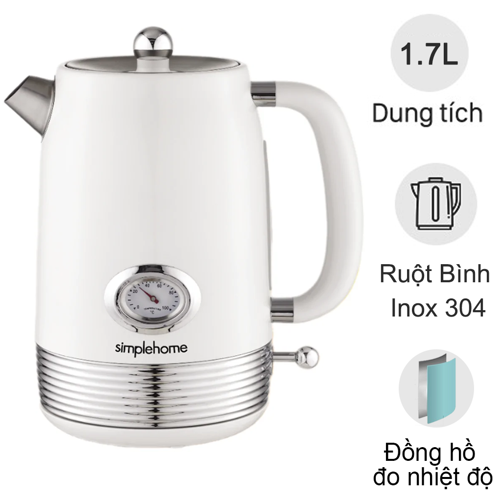 Bình Đun Siêu Tốc T-9020BT Màu Kem