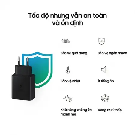 Củ Sạc Samsung Type-C 45W kèm Cáp 1