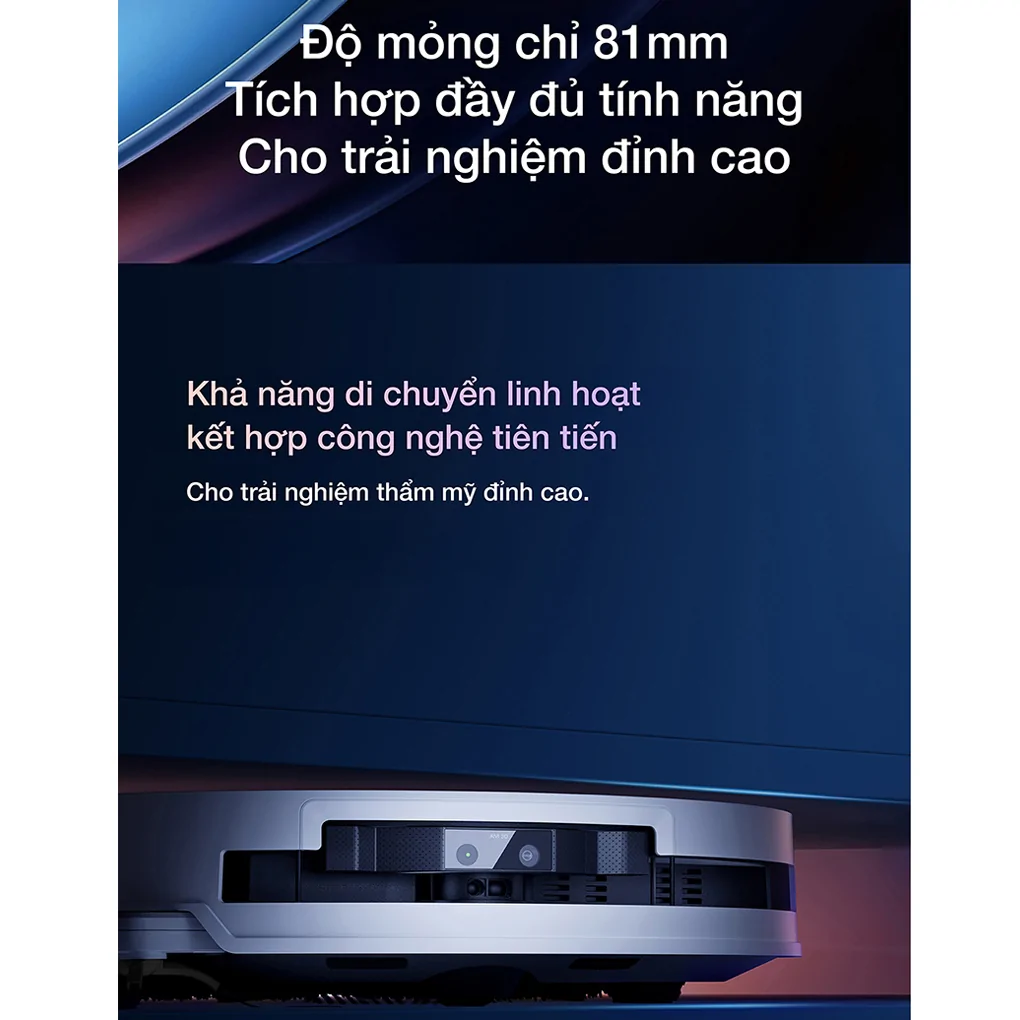 Robot Hút Bụi Lau Nhà Thông Minh Ecovacs T50 OMNI Màu Trắng 14