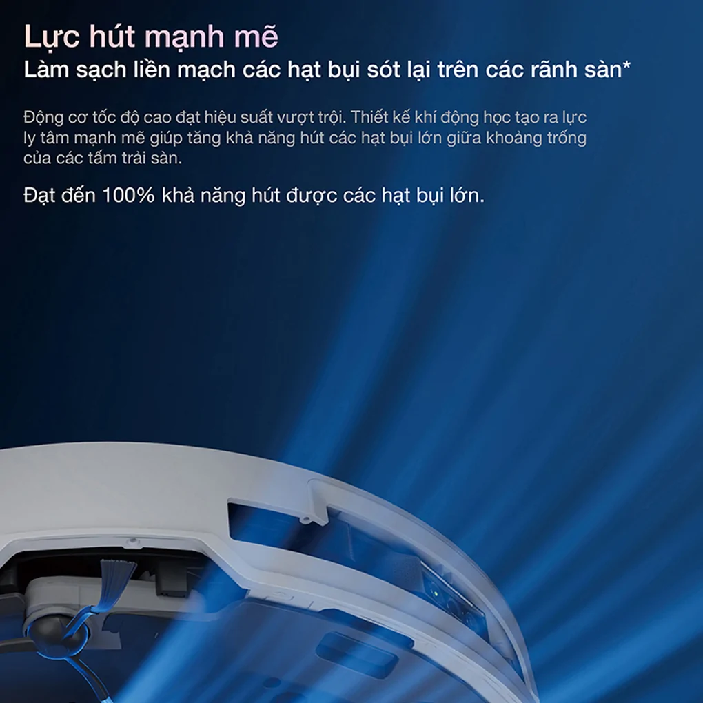 Robot Hút Bụi Lau Nhà Thông Minh Ecovacs T50 OMNI Màu Trắng 8