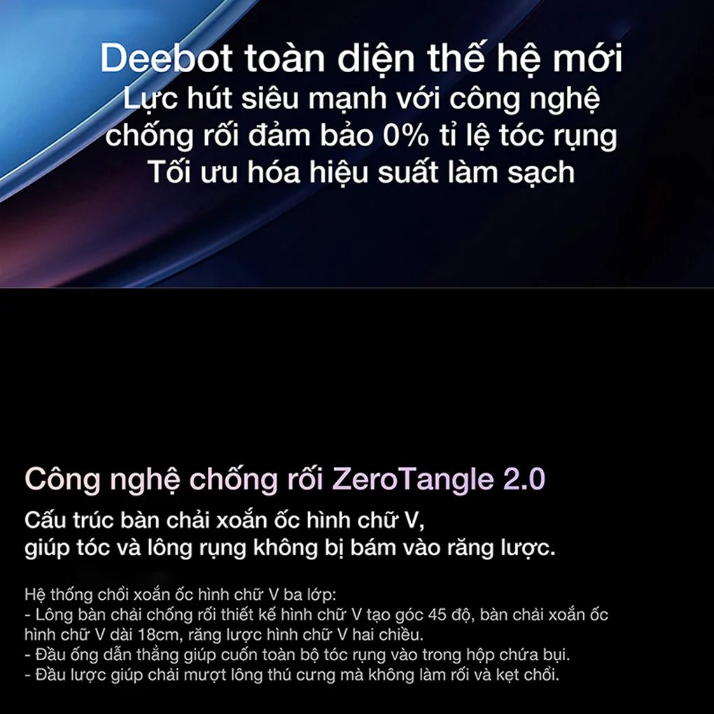 Robot Hút Bụi Lau Nhà Thông Minh Ecovacs T50 OMNI Màu Trắng 9