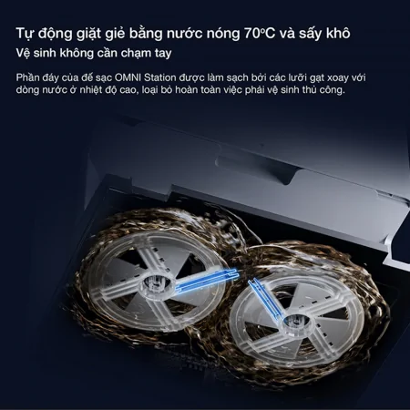 Robot Hút Bụi Lau Nhà Thông Minh Ecovacs T50 OMNI Màu Đen 10