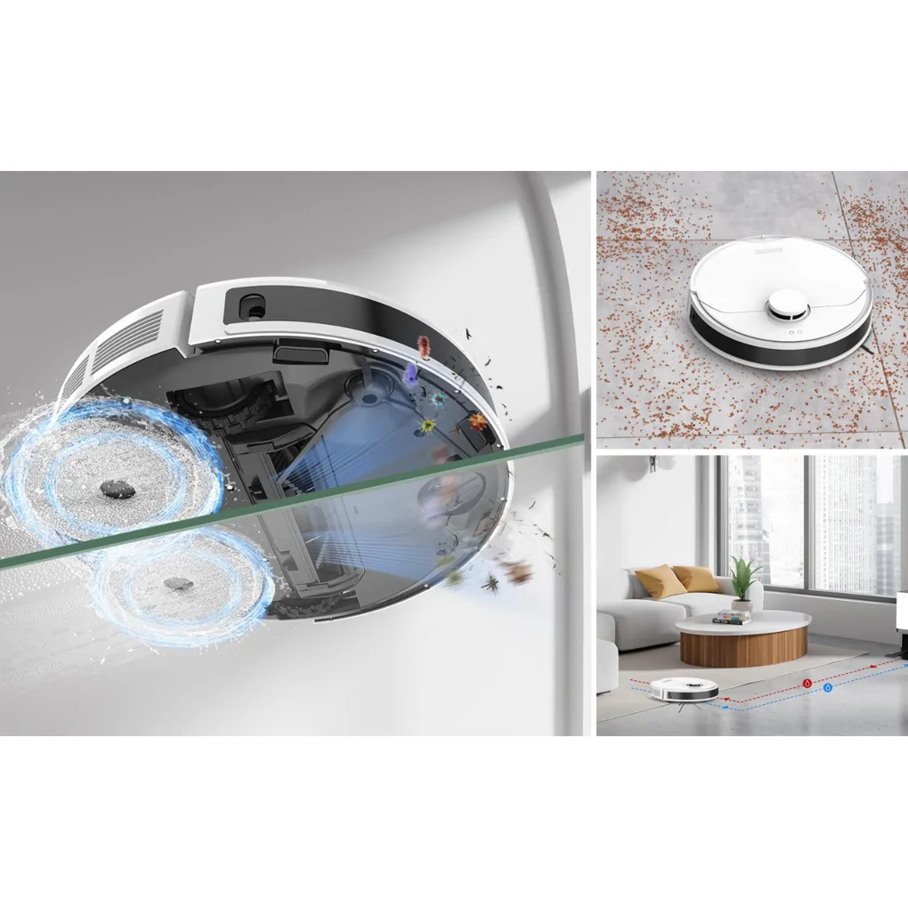 Robot Hút Bụi Lau Nhà 8 Trong 1 Shimono LS68W Max 4