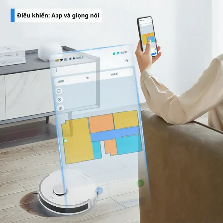 Robot Hút Bụi Lau Nhà 8 Trong 1 Shimono LS68W Max 8