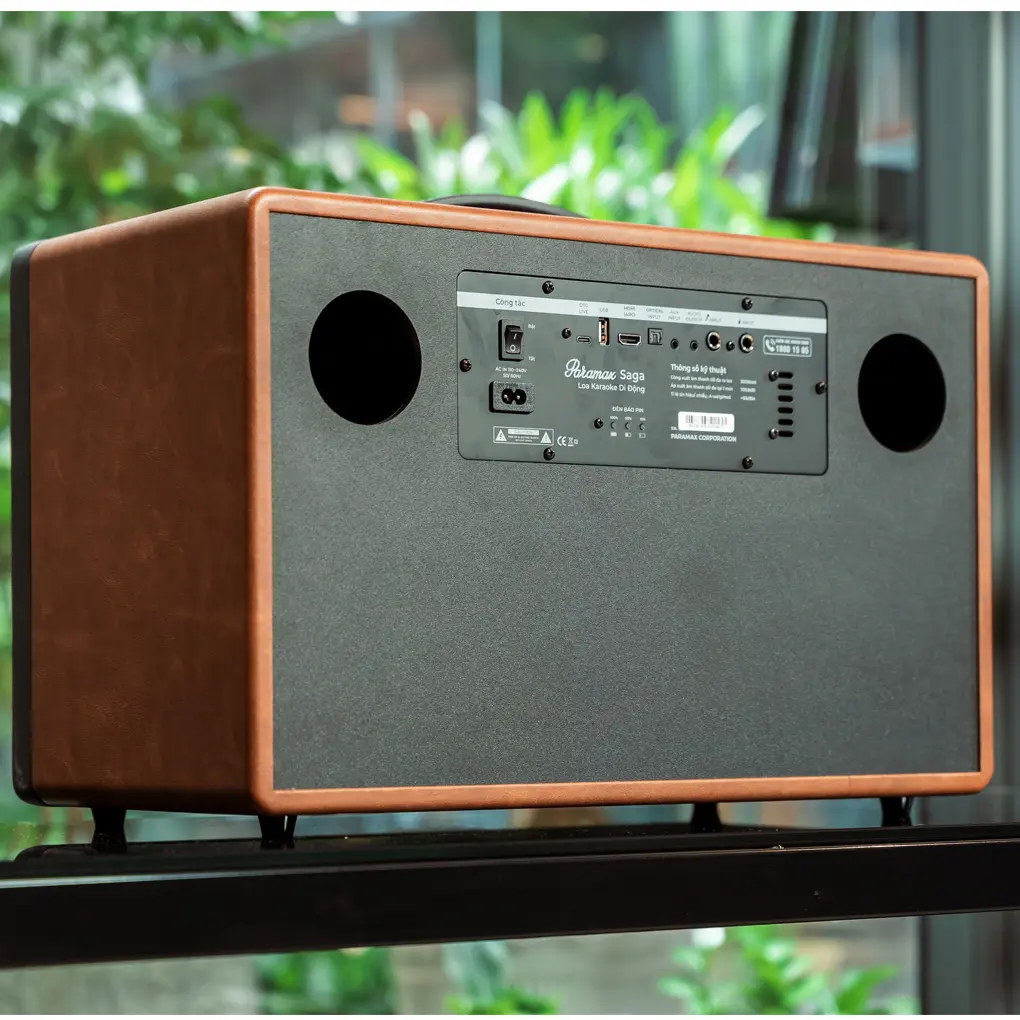 Loa Di Động Xách Tay Paramax Saga (Brown Leather) 10