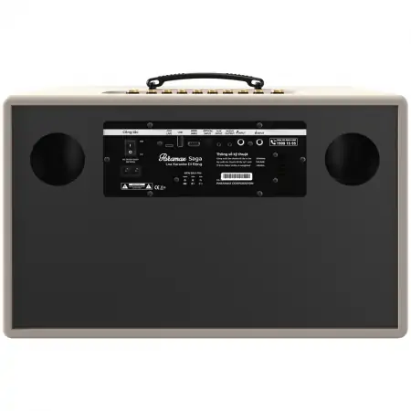 Loa Di Động Xách Tay Paramax Saga (Cream Leather) 1