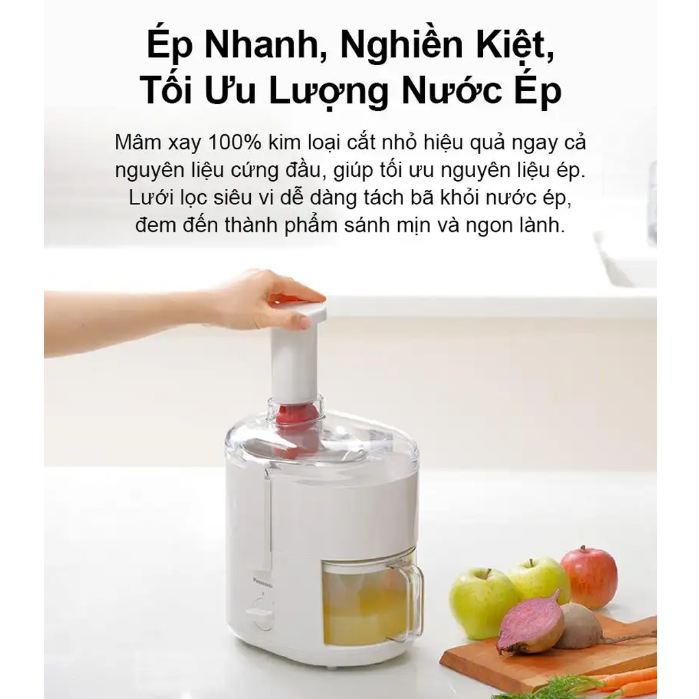 Máy Ép Trái Cây Panasonic MJ-CS101WRA 4