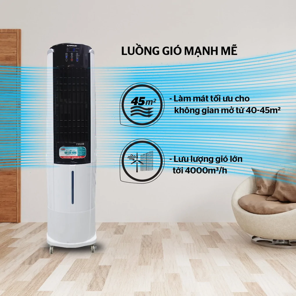 Máy Làm Mát Không Khí Sunhouse SHD7737 220W 9