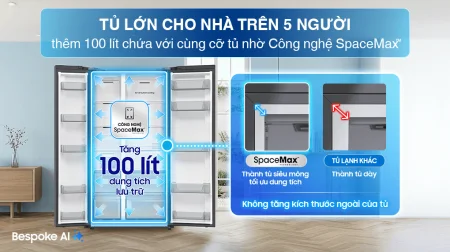 Tủ Lạnh Samsung Inverter 655 Lít RS70F65Q3TSV
